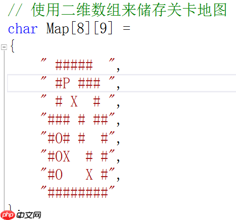 人人都可以用C语言写推箱子小游戏