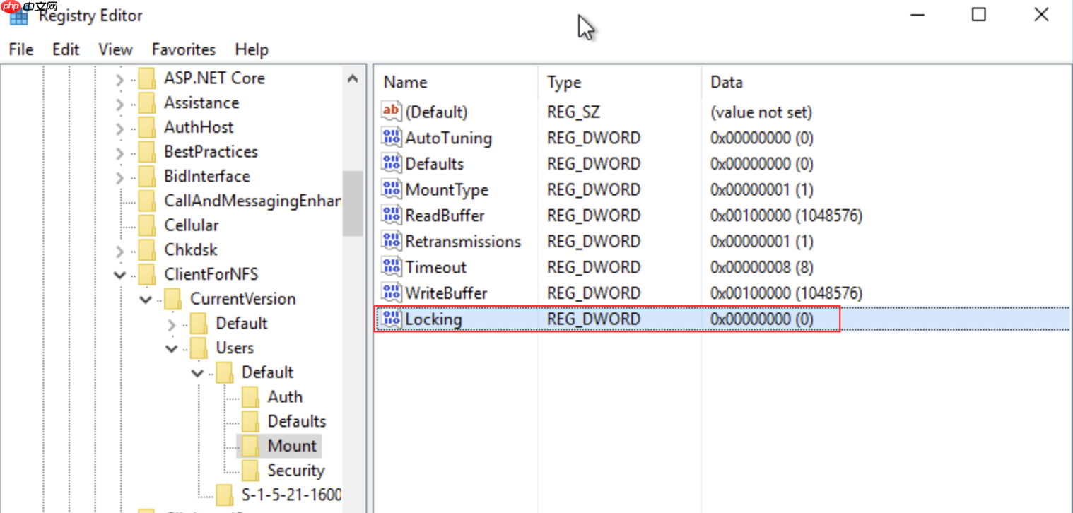 在Windows上配置NFS客户端