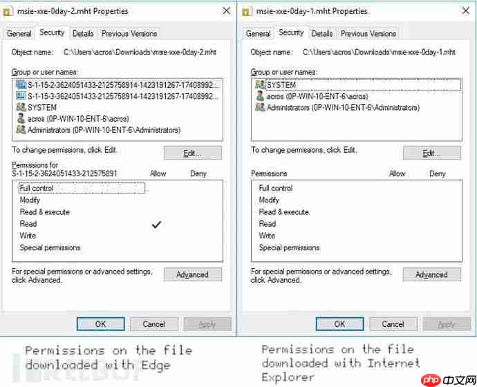 因Edge文件权限与IE发生冲突可导致XXE攻击