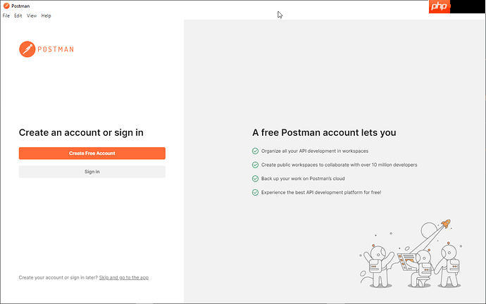 Postman Windows 10 安装过程