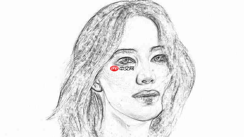 Python  神仙姐姐图像手绘效果实现