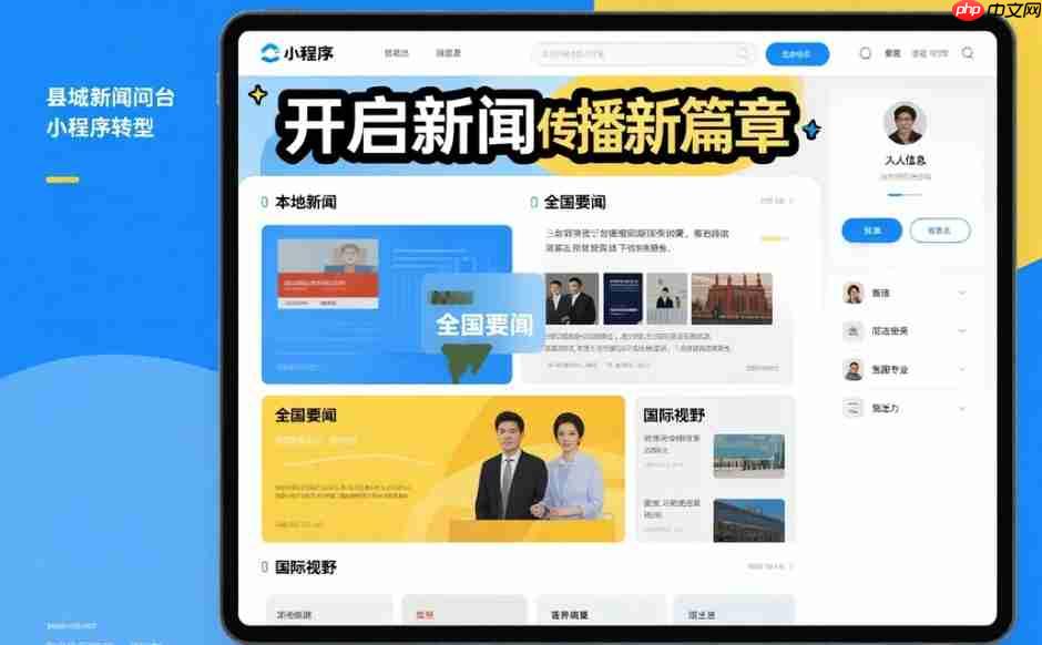 地方性新闻门户小程序转型:开启新闻传播新篇章