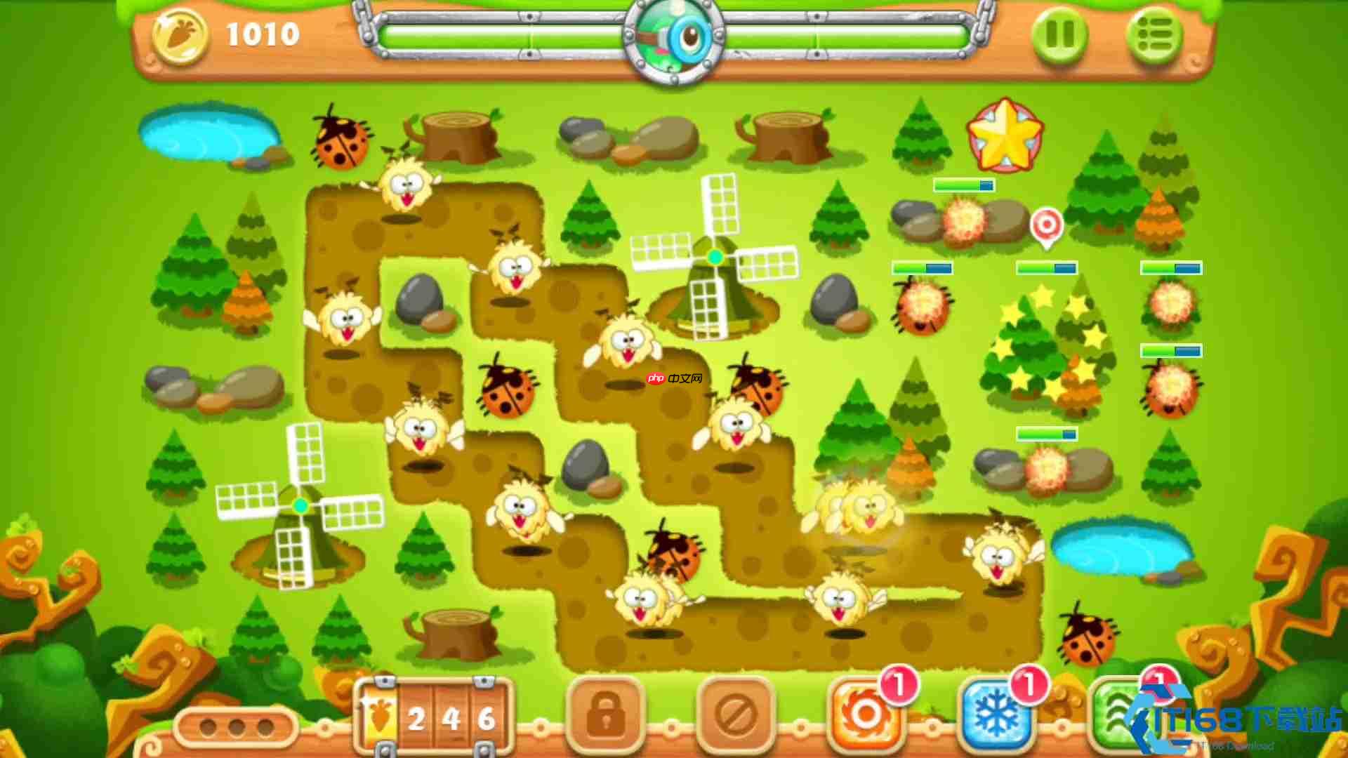 保卫萝卜双出口极限挑战！260秒全清+炸弹星30杀终极攻略