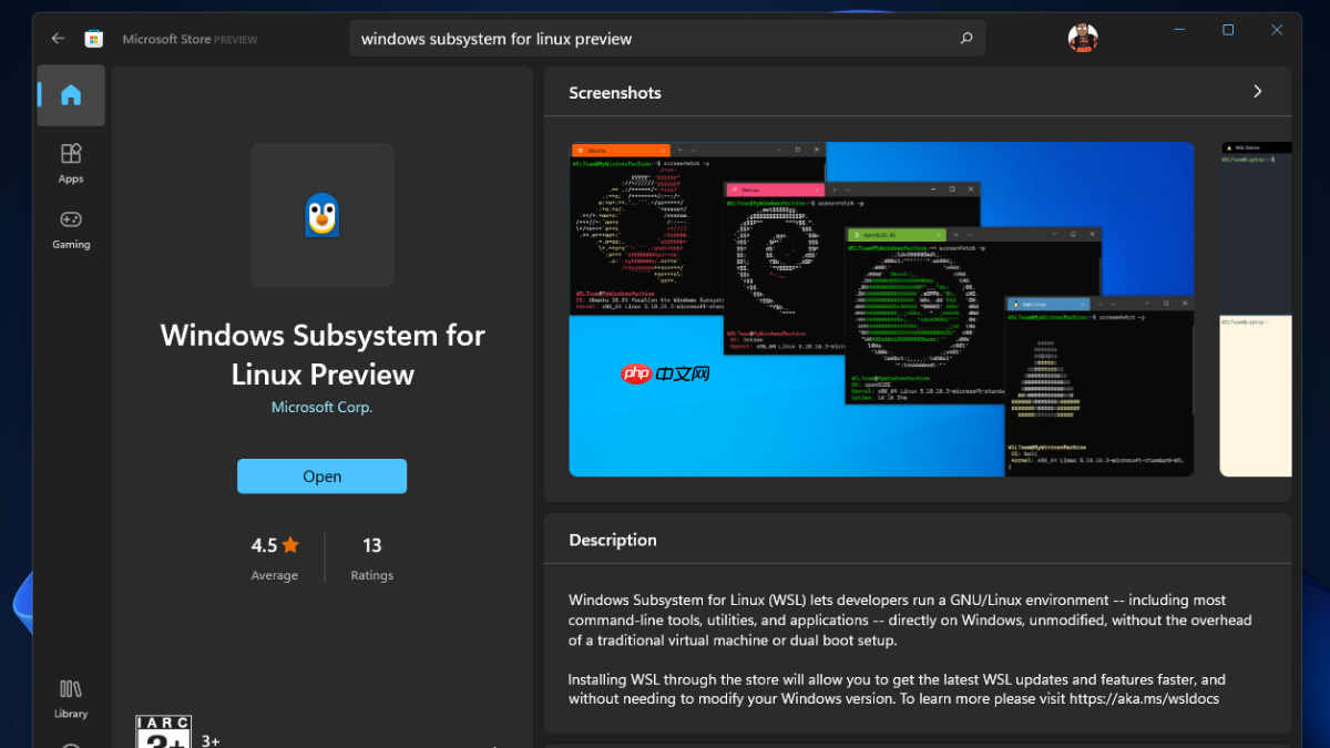 适用于 Linux 的 Windows 子系统 (WSL) 0.50.2 发布，带有可爱的新徽标