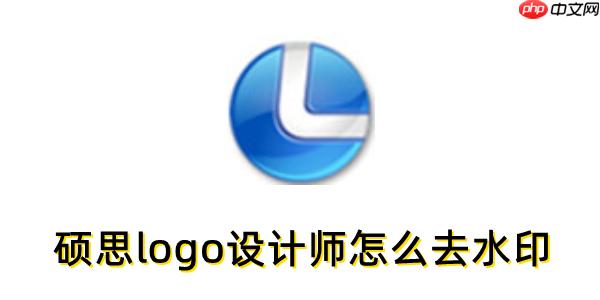 硕思logo设计师怎么去水印？硕思logo设计师去水印的方法