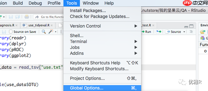 「R」使用  Cascadia Code 字体