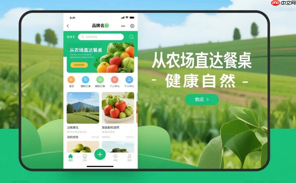 农产品电商小程序:从农场直达餐桌的链路设计!