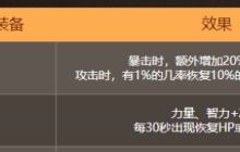 命运抉择神装图鉴:八大神器掉落指南与逆天搭配公式