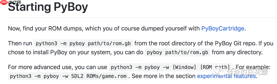 今日推荐：pyboy