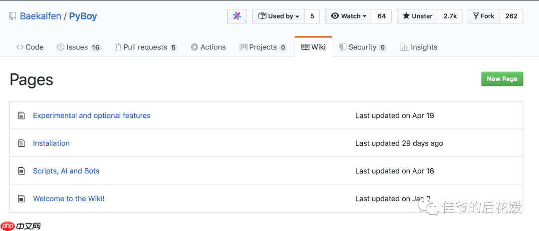 今日推荐：pyboy