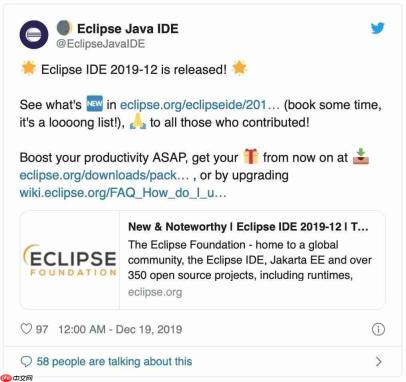 Eclipse 在 2019 年的最后一次更新，有哪些新亮点？