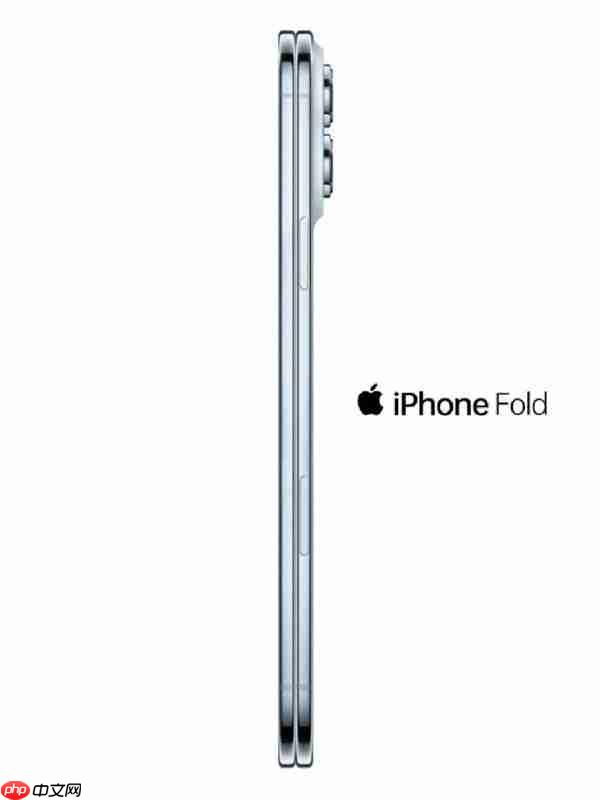 苹果折叠屏iPhone渲染图曝光！配相机按键 后置双摄？