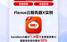 FlexusX 实例秒级启动、高性价比,降本增效上云利器!
