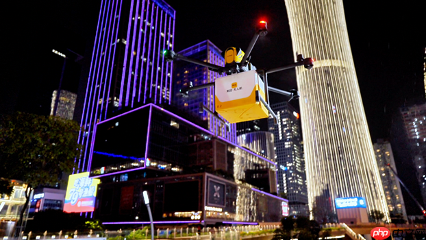 美团无人机在深上线夜间配送 即日起人才公园等景点服务至晚8点