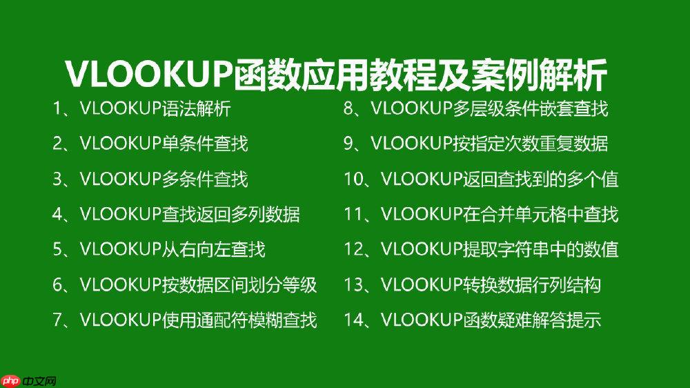 vlookup函数在财务报表中怎么应用_vlookup函数在财务报表中的实用教程
