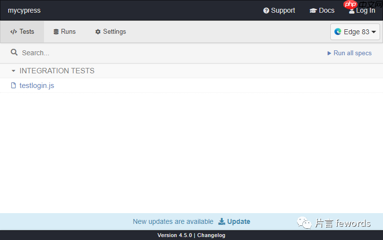 后Selenium时代--Cypress 小试牛刀