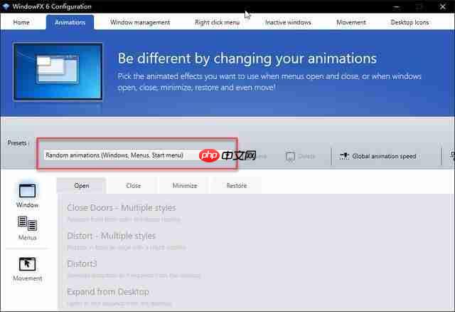 Windows美化软件WindowFX简介