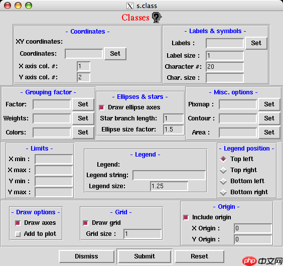 ade4TkGUI可视化统计和绘图