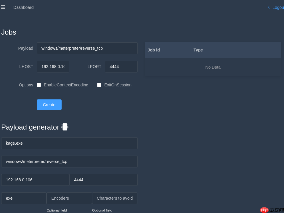 利用kage把msf变成可视化远控平台