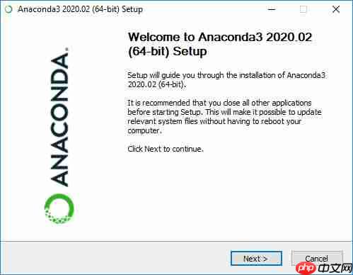 Windows 10 中安装 Anaconda 3