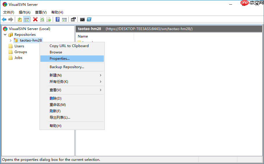 VisualSVN Server 的使用图解(windows版本)