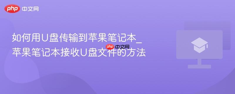如何用u盘传输到苹果笔记本_苹果笔记本接收u盘文件的方法