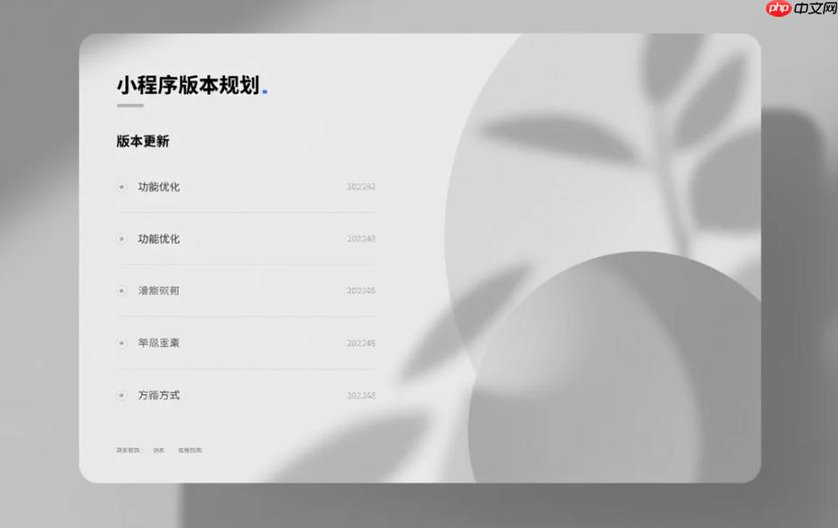 小程序版本规划:如何制定科学的小程序产品路线图?