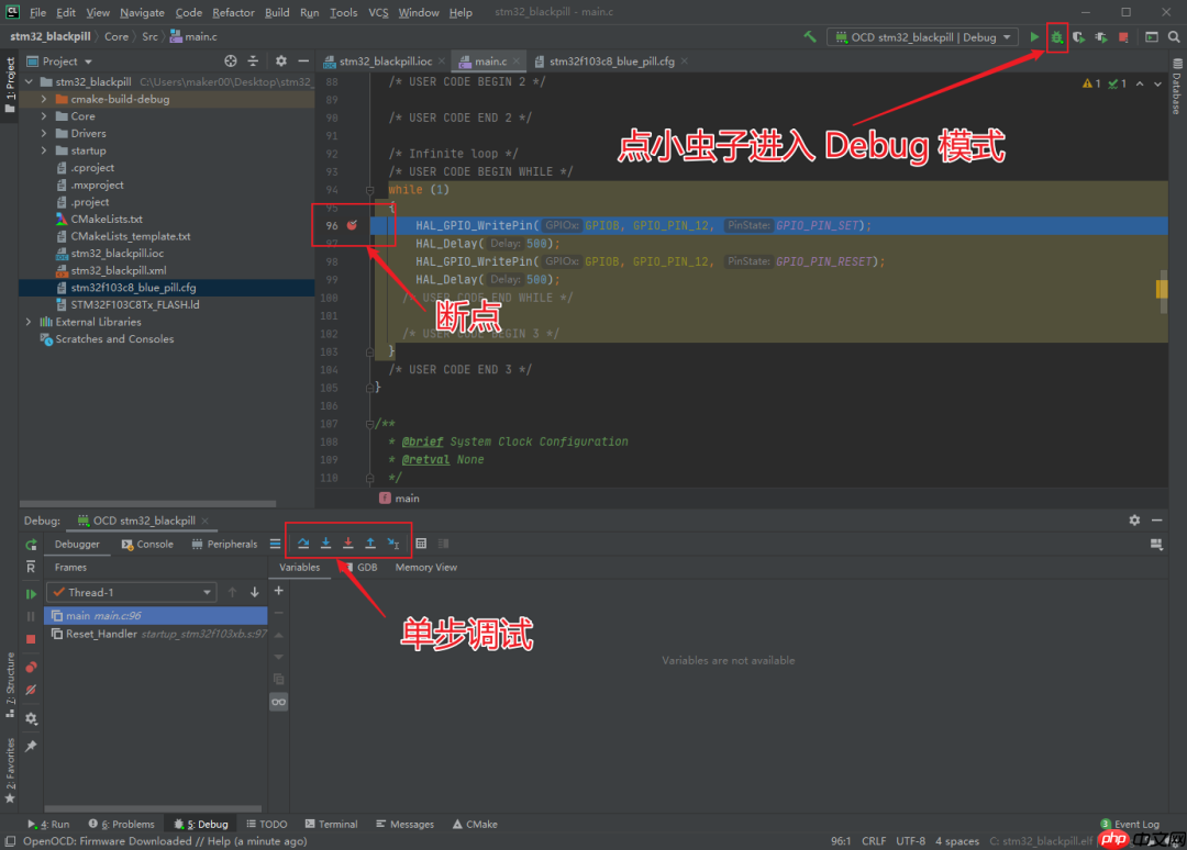 在 CLion 中创建基于 CubeMX 的 STM32 工程