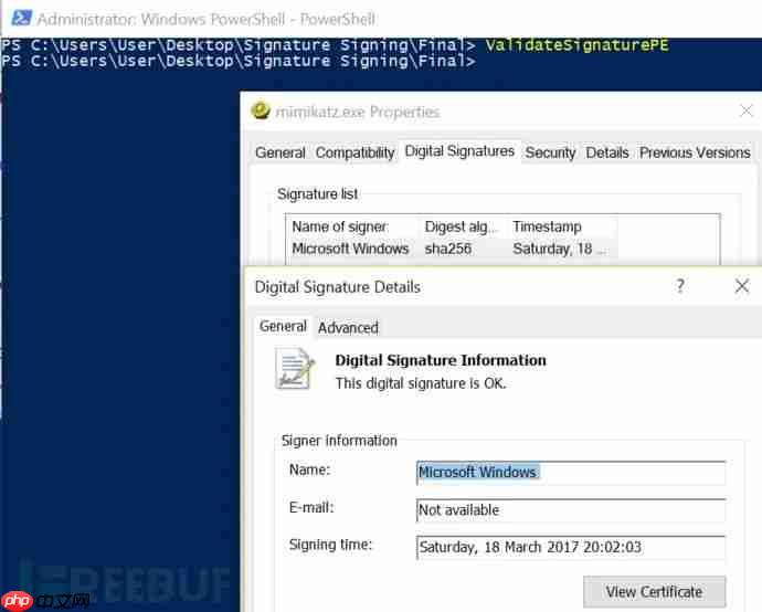 Digital-Signature-Hijack:一款针对数字签名劫持的PowerShell脚本
