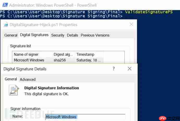 Digital-Signature-Hijack:一款针对数字签名劫持的PowerShell脚本