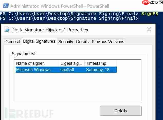 Digital-Signature-Hijack:一款针对数字签名劫持的PowerShell脚本