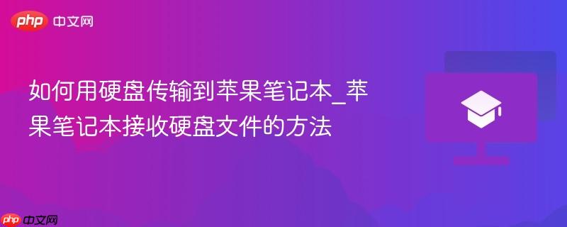 如何用硬盘传输到苹果笔记本_苹果笔记本接收硬盘文件的方法