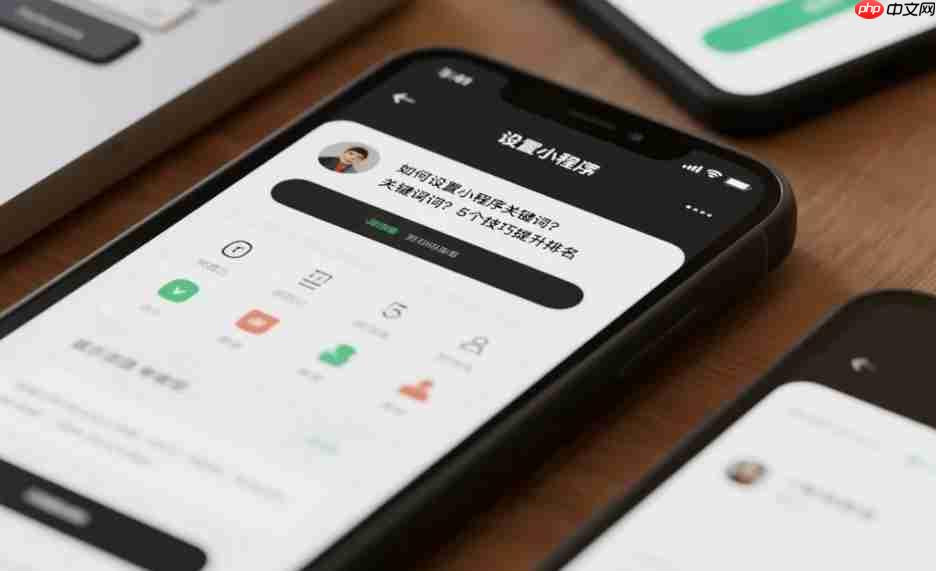 如何设置小程序关键词?5个技巧提升排名