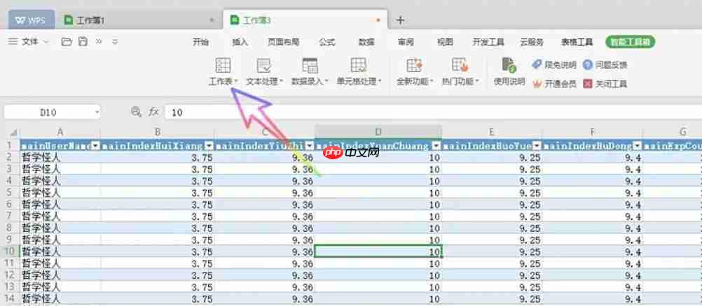 WPS Office 2019怎么工作表创建目录-WPS Office 2019工作表创建目录的方法
