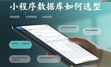 小程序数据库如何选型?