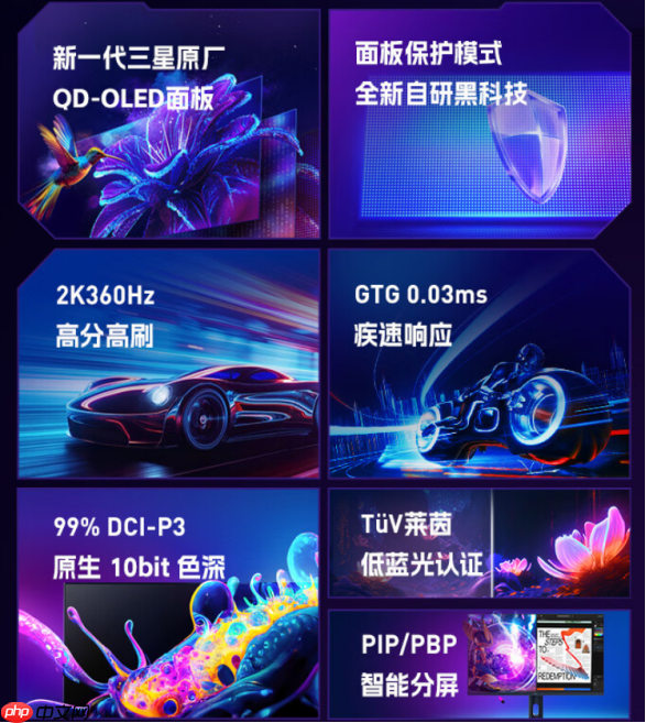 HKCGS27QES發(fā)布：2K360HzQD-OLED面板，2999元定義高刷OLED電競新標(biāo)桿