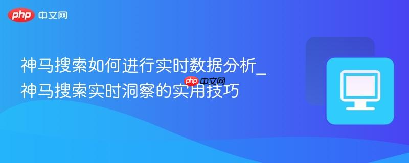 神马搜索如何进行实时数据分析_神马搜索实时洞察的实用技巧