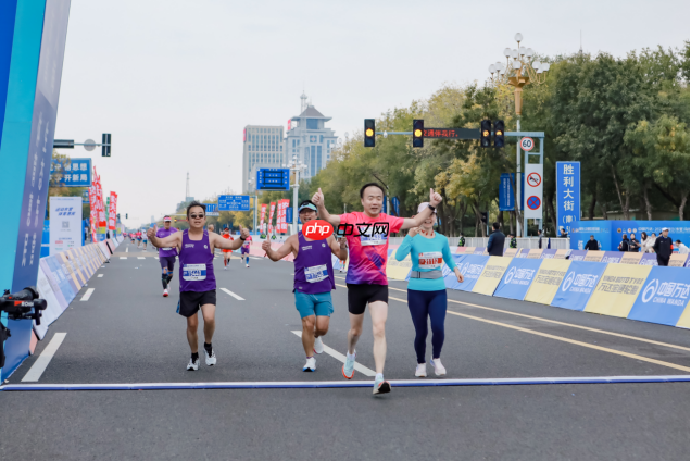 海信空气产业百人团跑,燃爆2025东营马拉松
