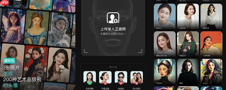 AI写真小程序免费生成 AI写真在线艺术工具
