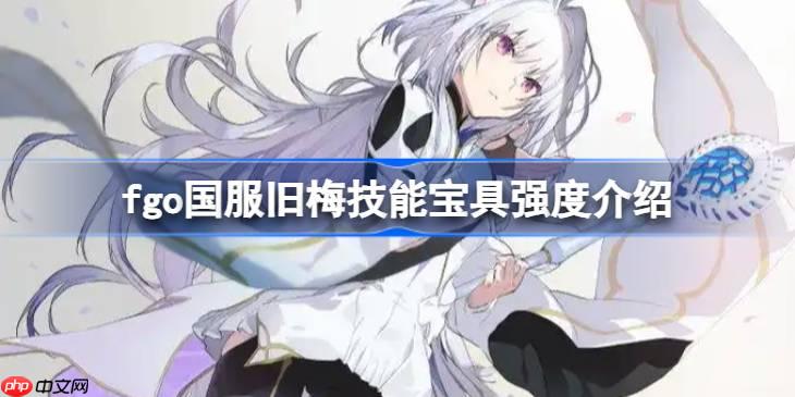 fgo国服旧梅技能宝具强度介绍-fgo国服旧梅技能宝具怎么样