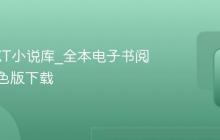 经典TXT小说库_全本电子书阅读器绿色版下载
