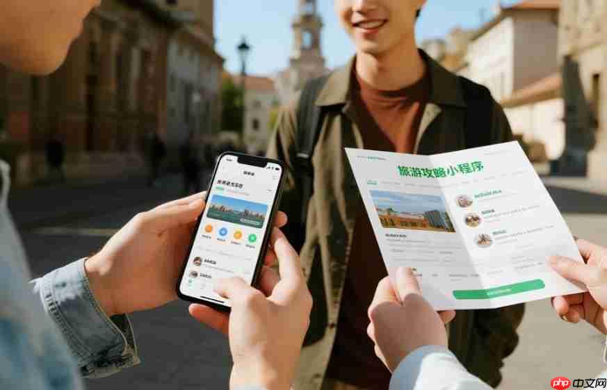 旅游攻略小程序:靠内容引流,用服务变现的新模式!