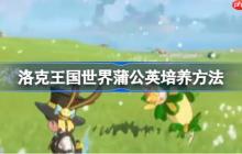 洛克王国世界蒲公英培养方法-洛克王国世界蒲公英怎么培养