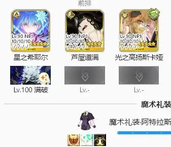 FGO妖精双六90++本阵容一览-FGO妖精双六90++本阵容有哪些