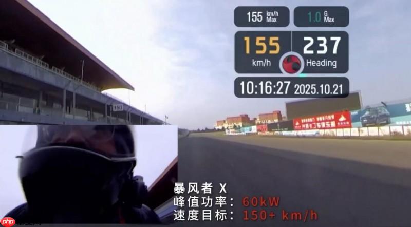 刷新国内纪录！首驱超高速电摩F3赛道狂飙155km/h，剑指F1国际舞台