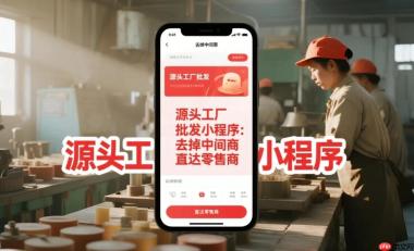 源头工厂批发小程序:去掉中间商,直达零售商