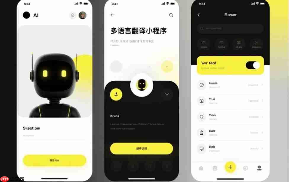 多语言翻译小程序:集成AI接口,实现实时翻译