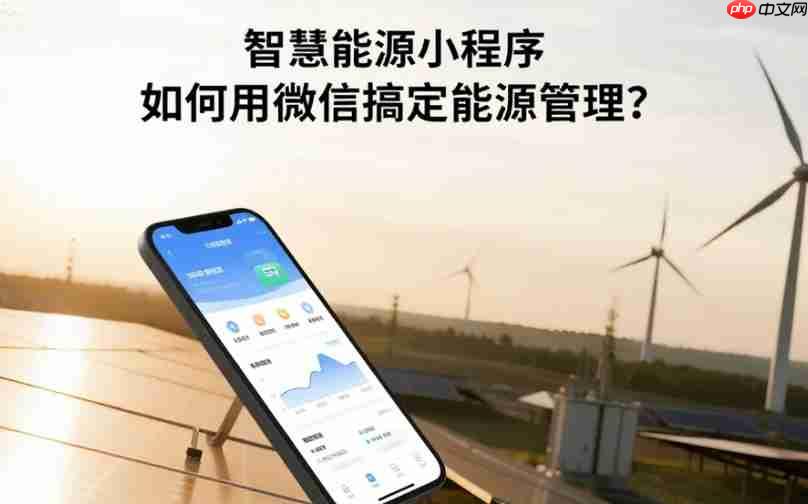 智慧能源小程序:用微信轻松搞定能源管理