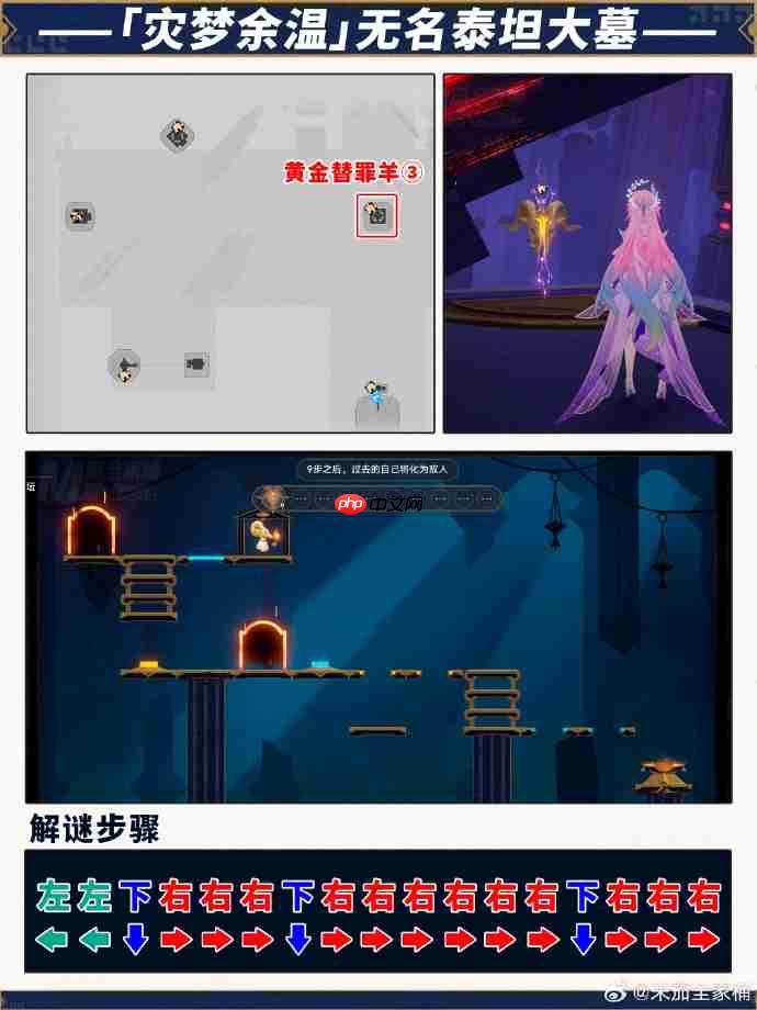 崩坏星穹铁道无名泰坦大墓黄金替罪羊怎么过-灾梦余温无名泰坦大墓黄金替罪羊攻略