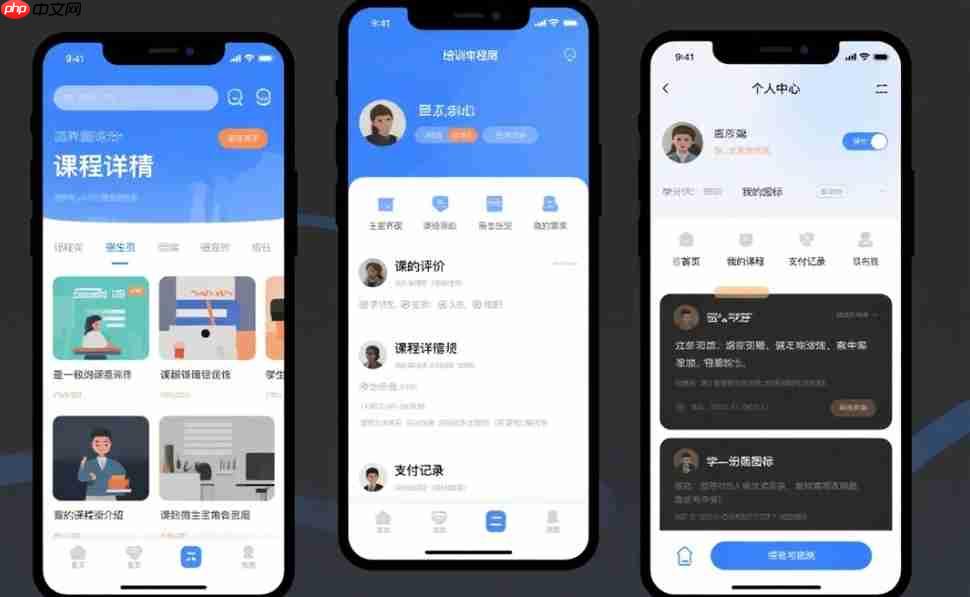 教培小程序双端设计:满足教师与学员的差异化需求